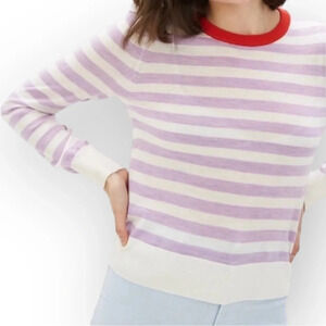 Banana Republic Washable Merino Wool Puff-Sleeve  Sweater